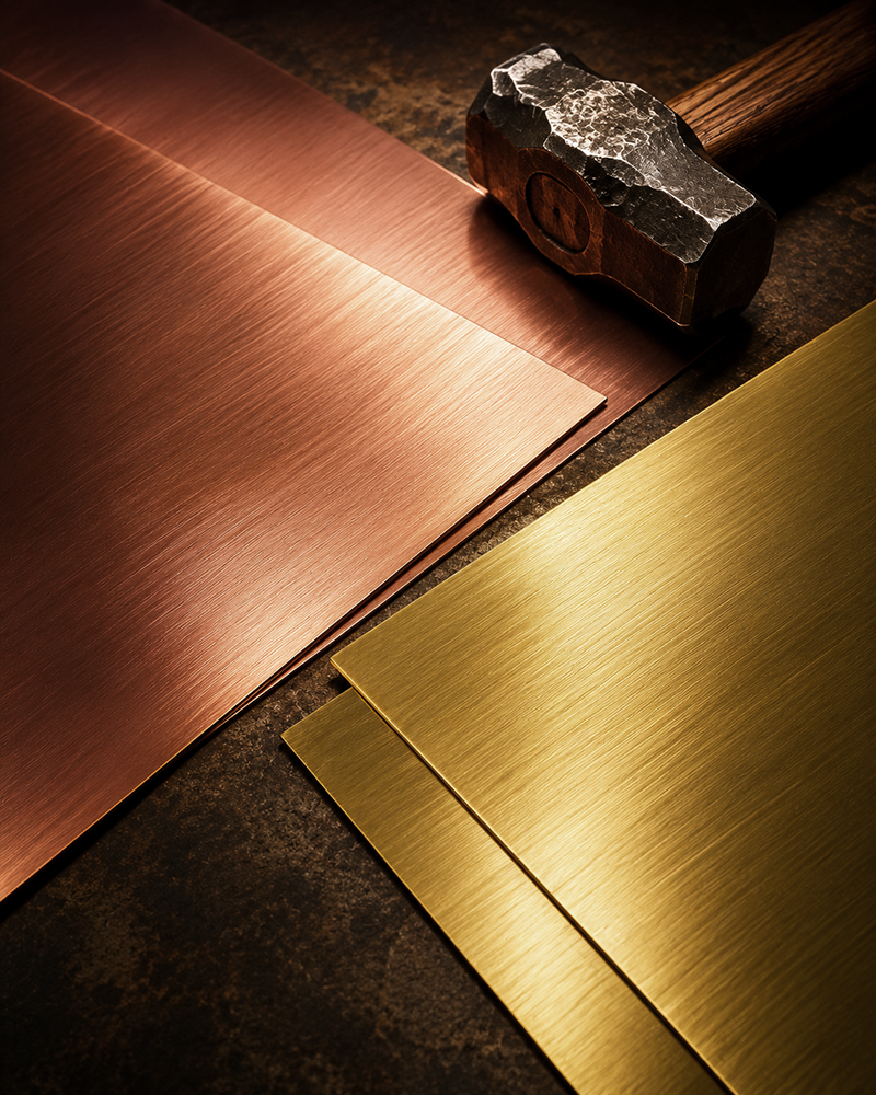 premium copper & brass material