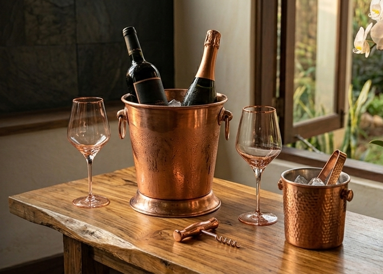 Copper Wine Bucket handmade custom